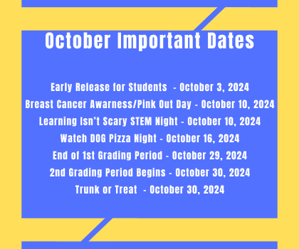  October Important Dates